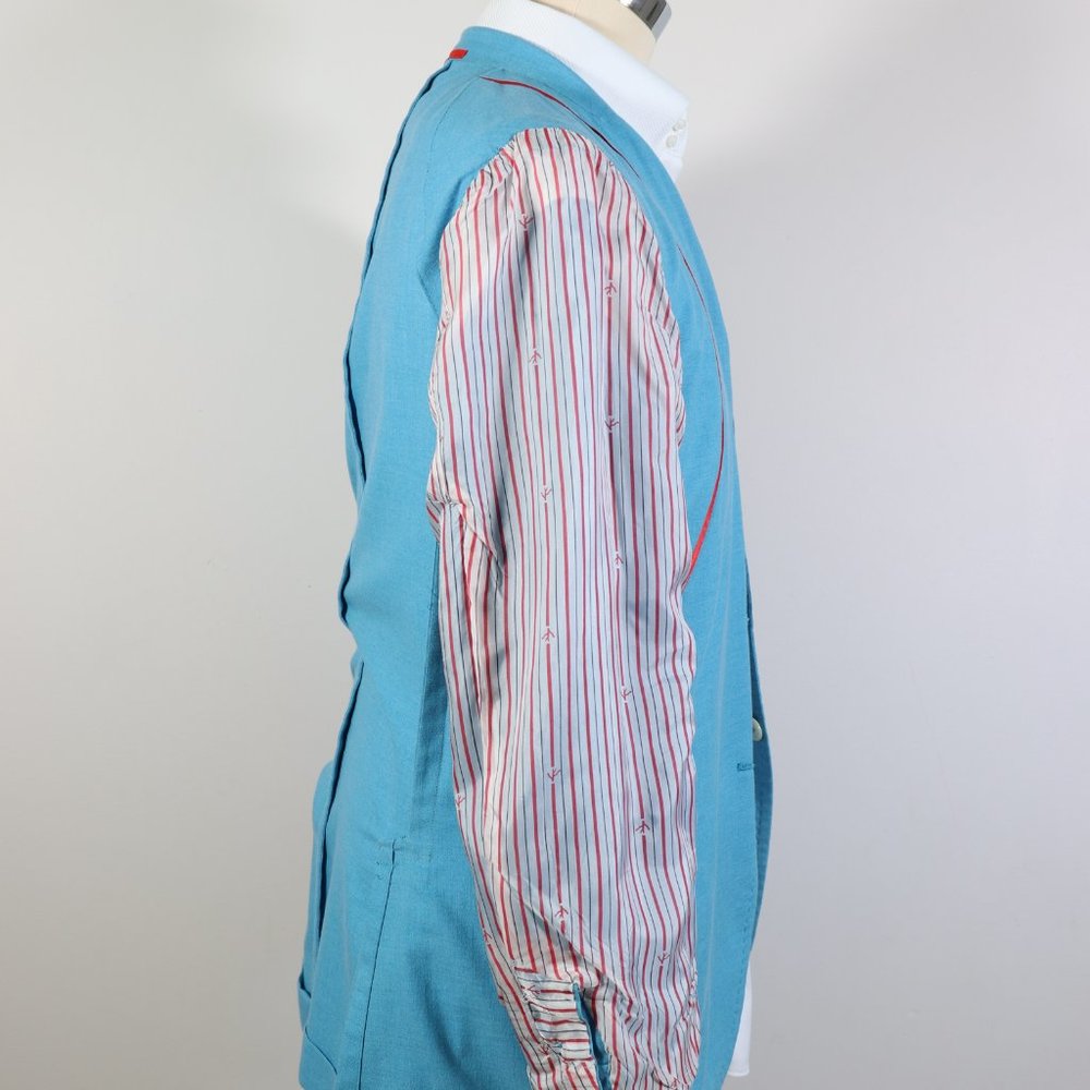 Isaia Sport Jacket 42R (40R)/52 Cotton/Wool. Extra Slim Fit. Made in Italy. - Picture 7 of 10